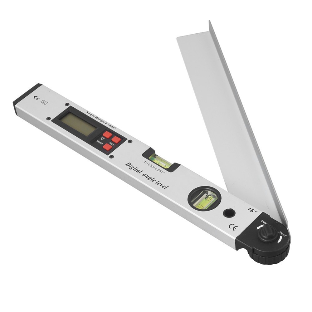 16-inch 225-degree Digital Angle Level LCD Electric Protractor with K9M8
