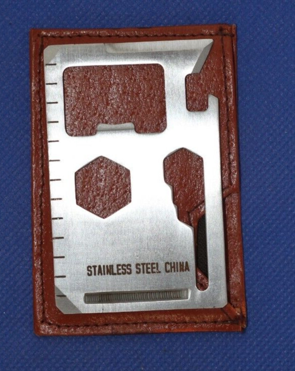 Vintage Pocket Tool knife, Flat Wallet Size, NOS