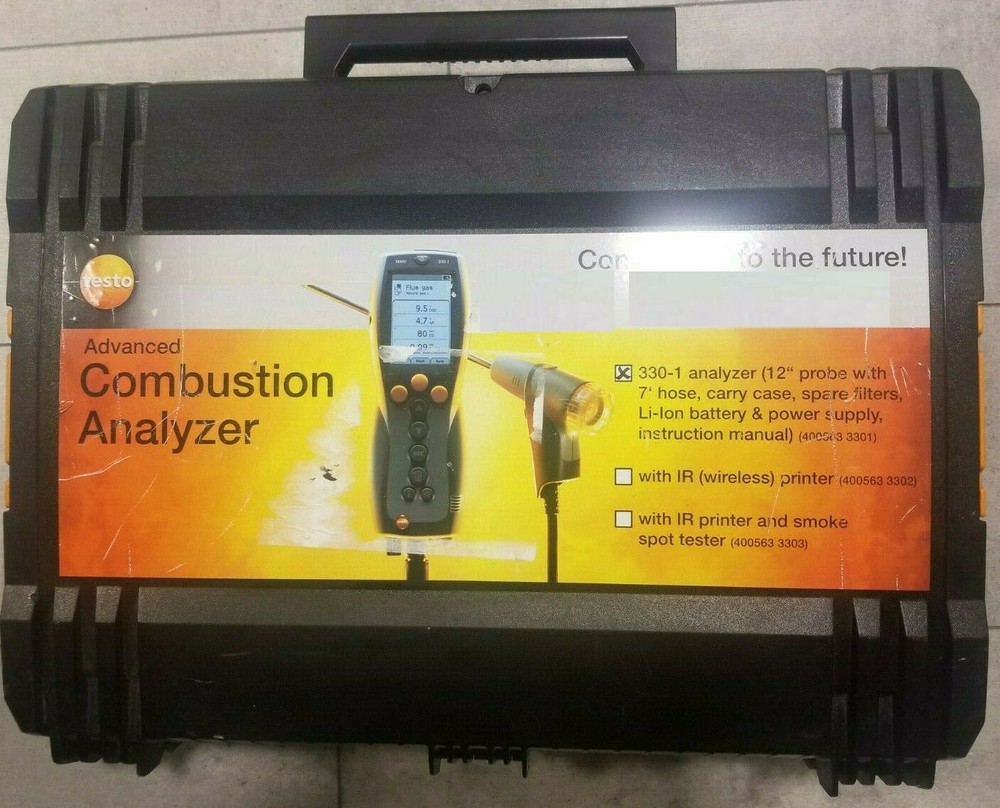 Testo Advanced Combustion Analyzer Model # 400563 330-1