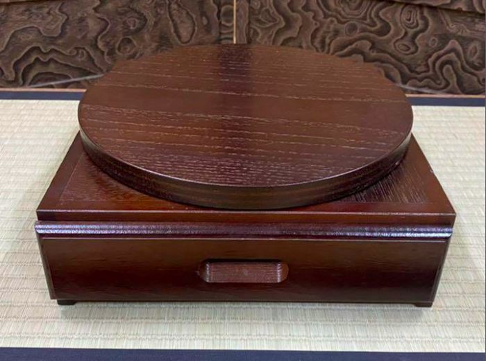 Tea utensils Rotating table Rotating table Ash tool Ash making ash holding table