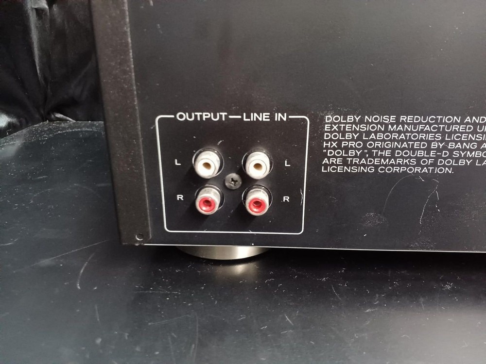 TEAC Cassette Deck W-6000r Junk Used