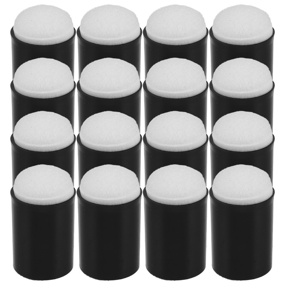 20 Pcs Plastic Stencil Finger Tools Card Making Sponge Daubers Diy Kit
