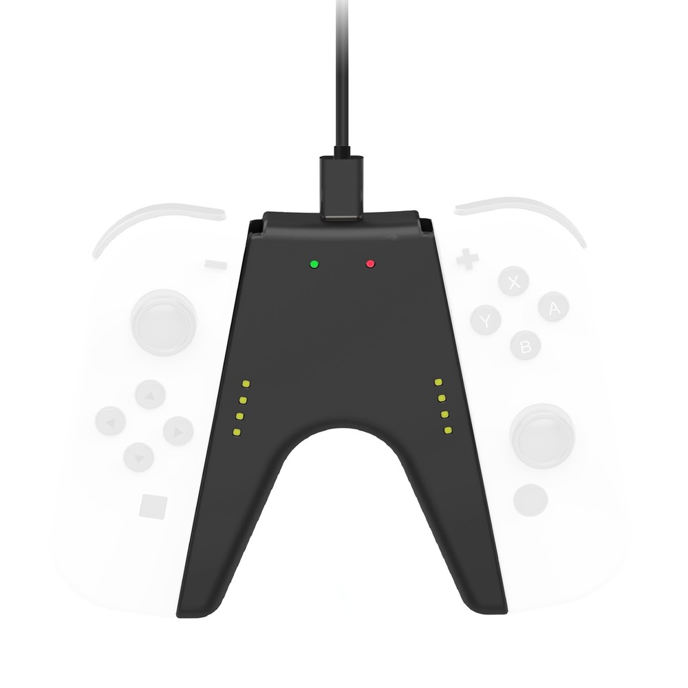 V Shape Charging Grip With Type-C Charging Cable For Switch NS JoyCon Controller