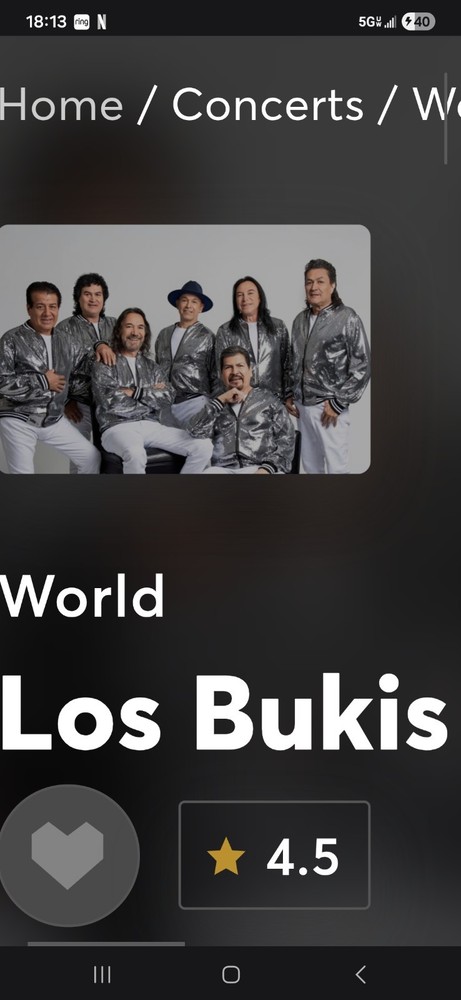 Los Bukis Concert