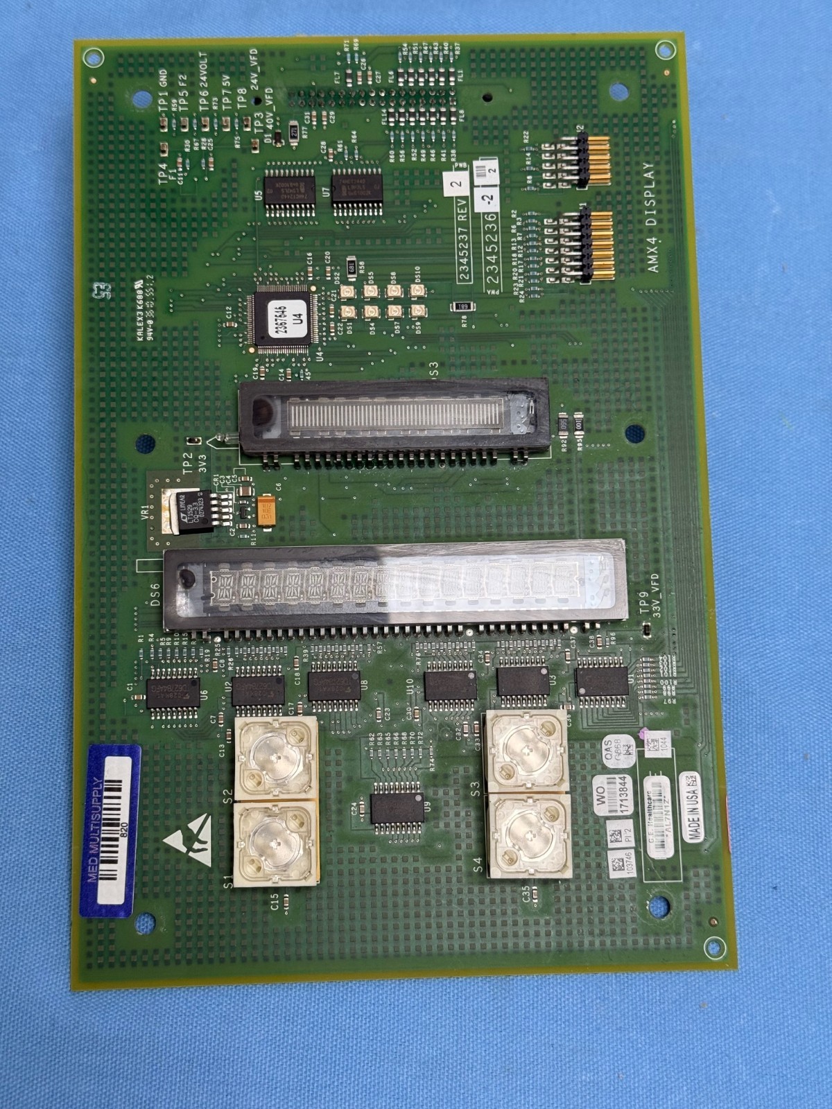 GE AMX4 - DISPLAY - 2345236 / 2345237