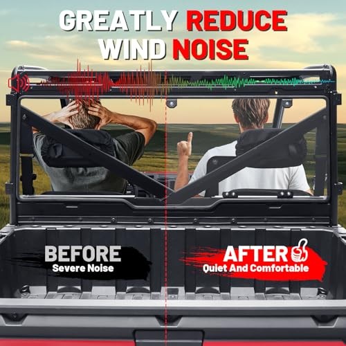 Ranger 1000 Rear Windshield Back Window Rear Window Compatible With 2017 Clear