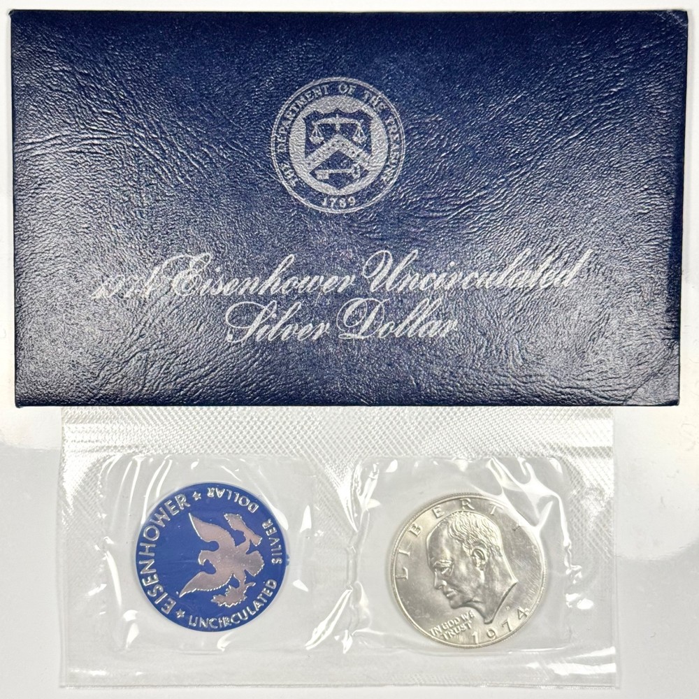 1974 UNCIRCULATED 40% SILVER EISENHOWER DOLLAR