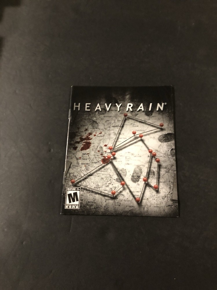 heavy rain ps3 Manual Only