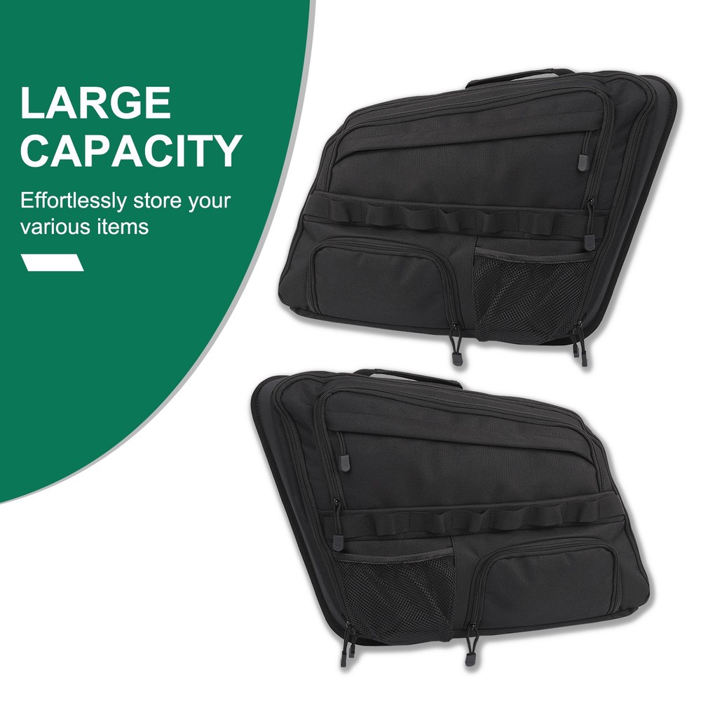 2PCS Black Tailgate Window Package Bag For BJ60 2022+
