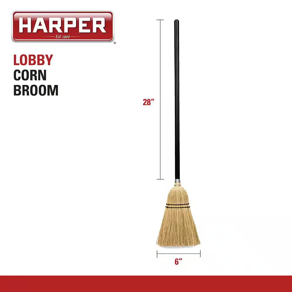 28 In. Lobby Corn Broom