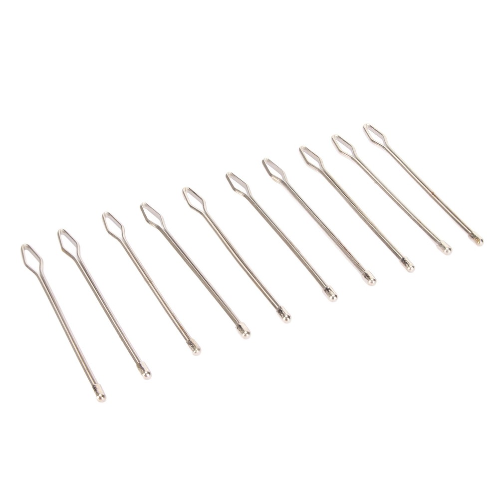 30pcs Drawstring Needle Threader Easy Pull Rust Protection Elastic Threader