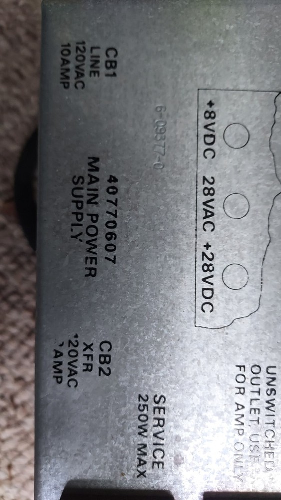 40770607 Main Power Supply Rowe-AMI jukebox