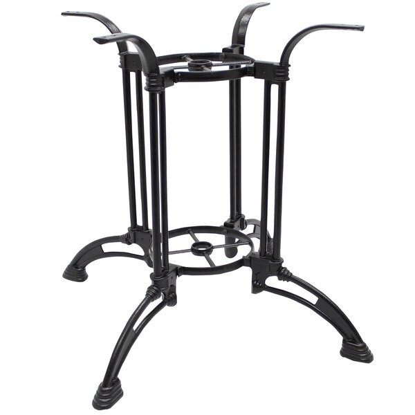 Farm Rustic Cast Iron Table Base with 24 Round Base in 29" Standard Height