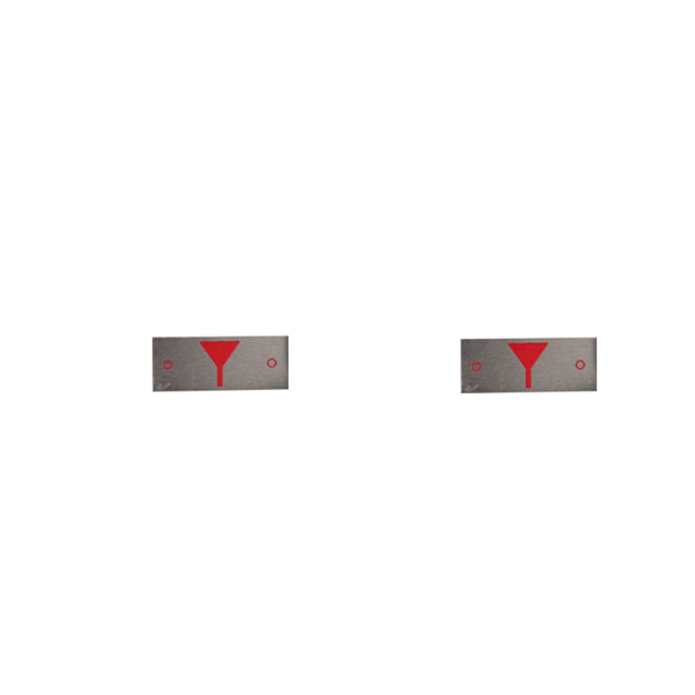 2X Scale Pointer Ruler Arrow Equipment Measuring Middle Line Red Pointer