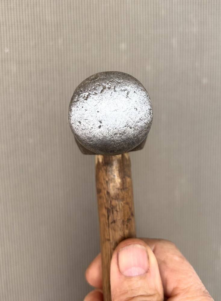 Antique Blacksmith Farrier Turning Rounding Hammer 2.1 Lbs