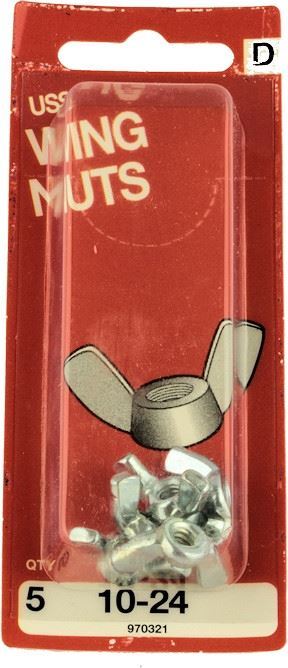 10-24 USS Wing Nuts - 5 Pack