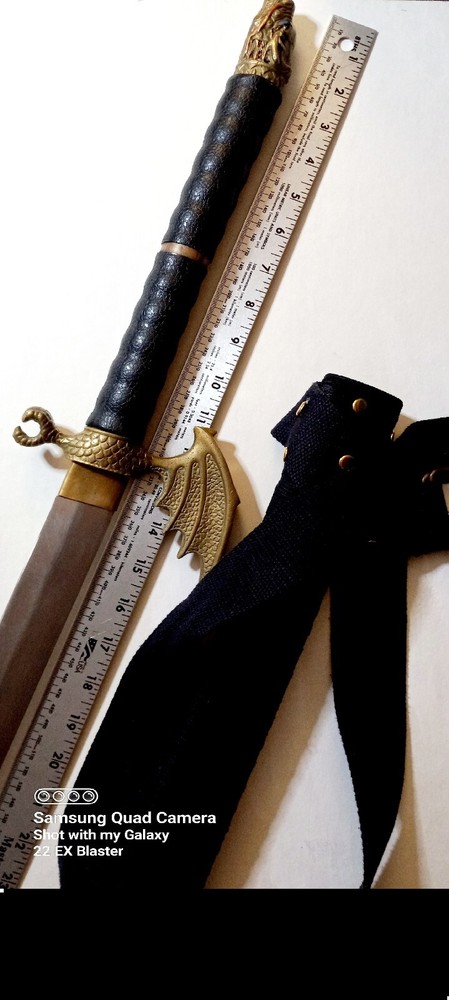Custom Kirikana Sword 39 " Blade 25.5" - Solid Brass - See Description