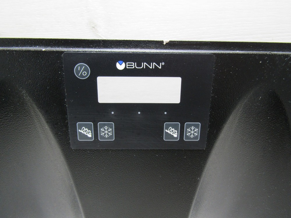 BUNN Ultra -2 Gourmet Ice Frozen Drink Machine Front Panel with Button Controls