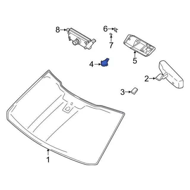 Genuine Ford Rain Sensor LU5Z-17D547-B
