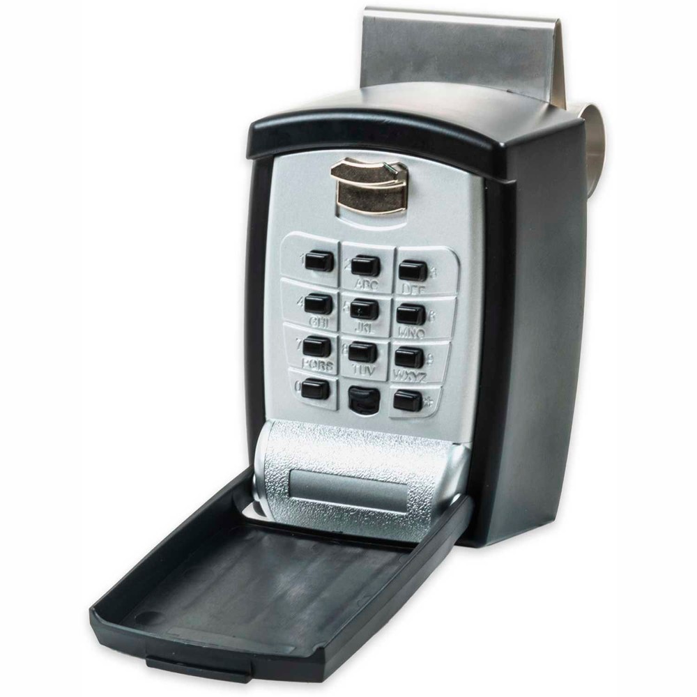 FJM Security KeyGuard Key Storage Lock Box Keypad Lock Holds 1-5 Keys