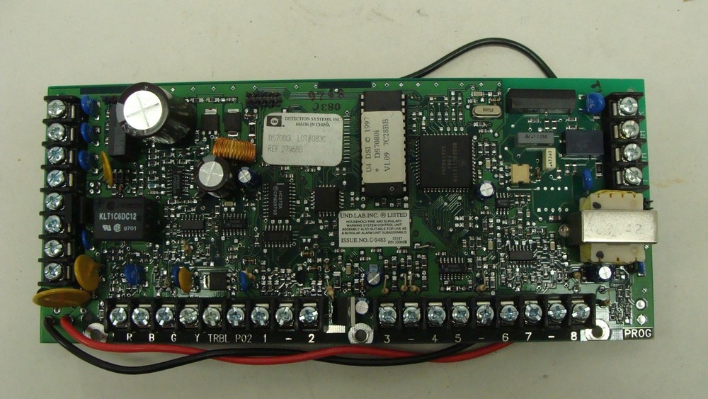 BOSCH DS DETECTION SYSTEMS 7080I SECURITY SYSTEM MAIN CONTROL BOARD V1.09