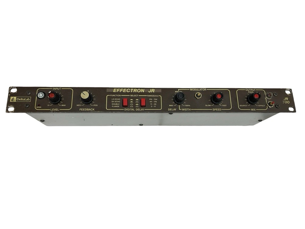 Vintage Deltalab Effectron JR-700 Digital Delay Flange Echo Rack Mount-MODIFIED