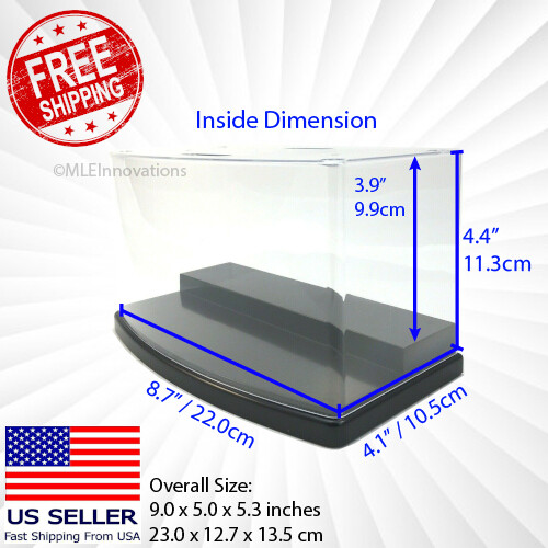 Display Case Box Small Large Step Stackable Dustproof Model Car Lego Hot Wheels