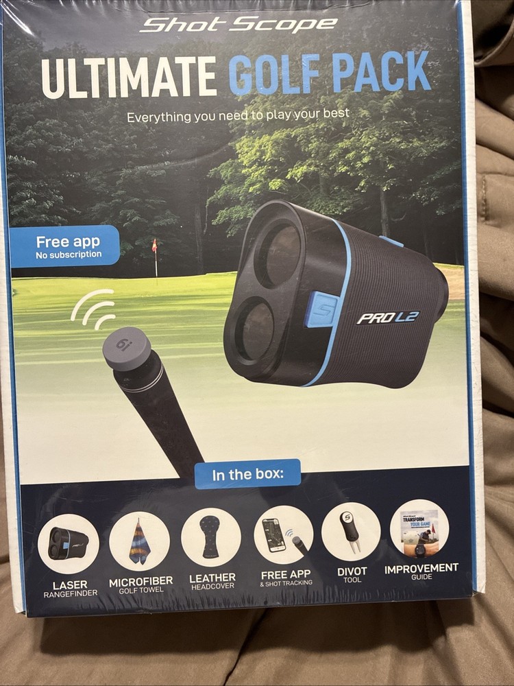 Shot Scope Ultimate Golf Pack Everything You Need In Box