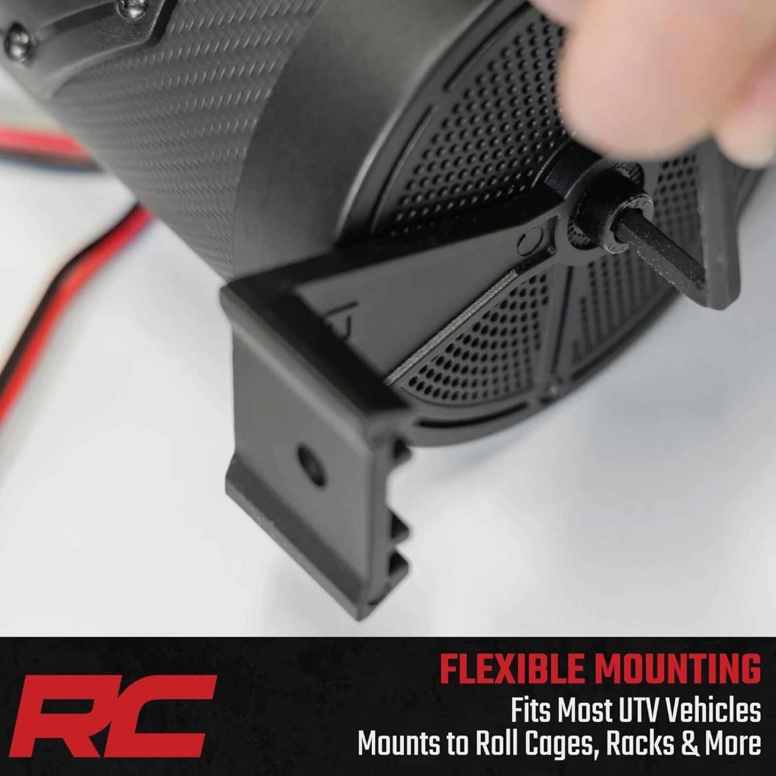 Rough Country RESON8 UTV ATV Bluetooth Multi-Color LED Soundbar Universal