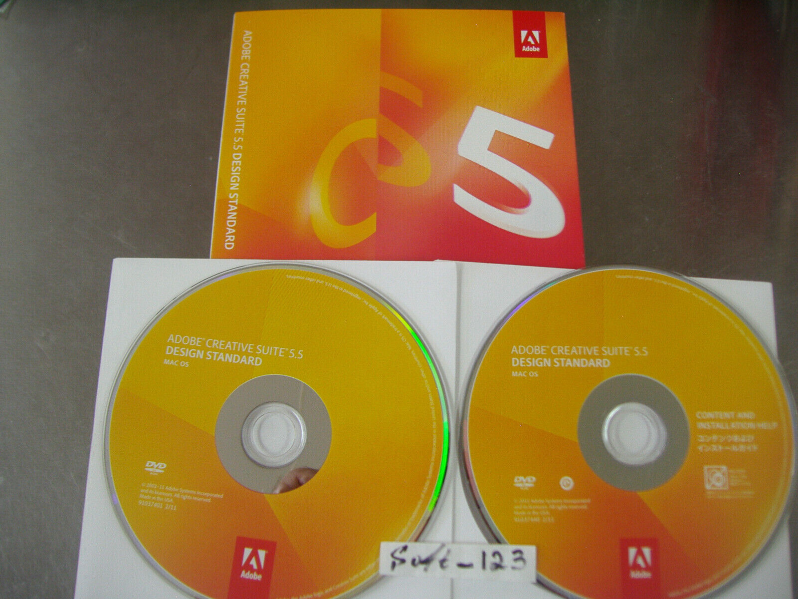 Adobe Creative Suite 5.5 CS5.5 Design Standard For MAC OS Full Retail DVD Vers.