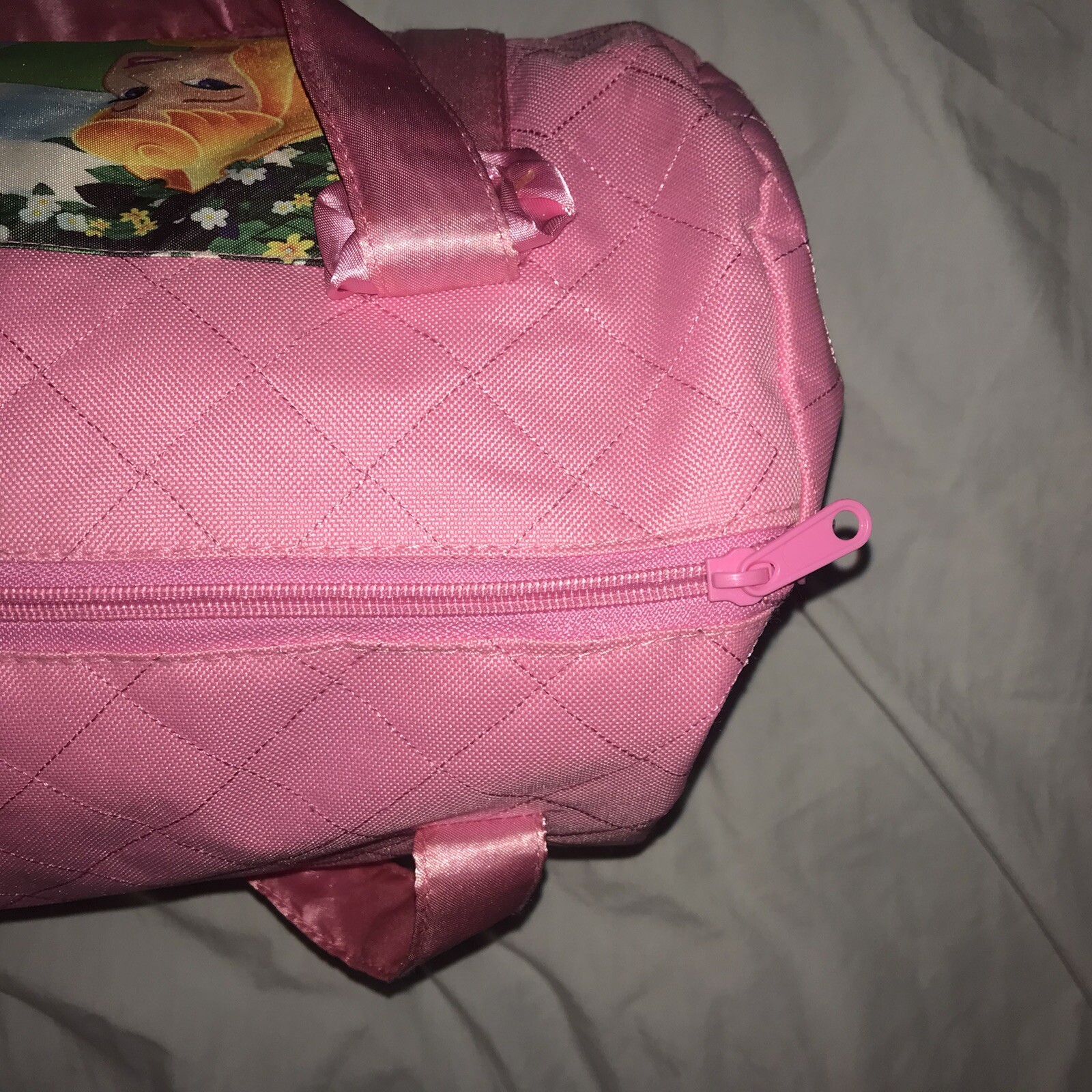 Disney Princess Aurora, Belle & Cinderella Kids Pink Duffle Bag And Sleeping Bag