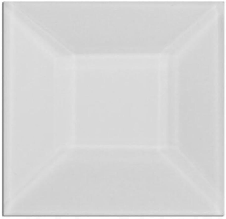 2" Clear Square Glass Bevel 10Pack