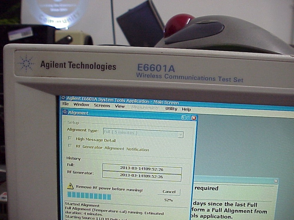 Agilent Keysight E6601A Wireless Communications Test Set OPTS-GSM/CDMA2000
