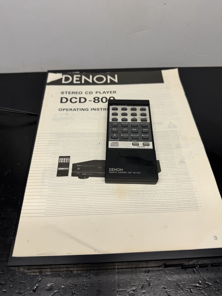 Denon DCD - 800 PCM Audio Technology / Compact Disc Player As Is For Repair