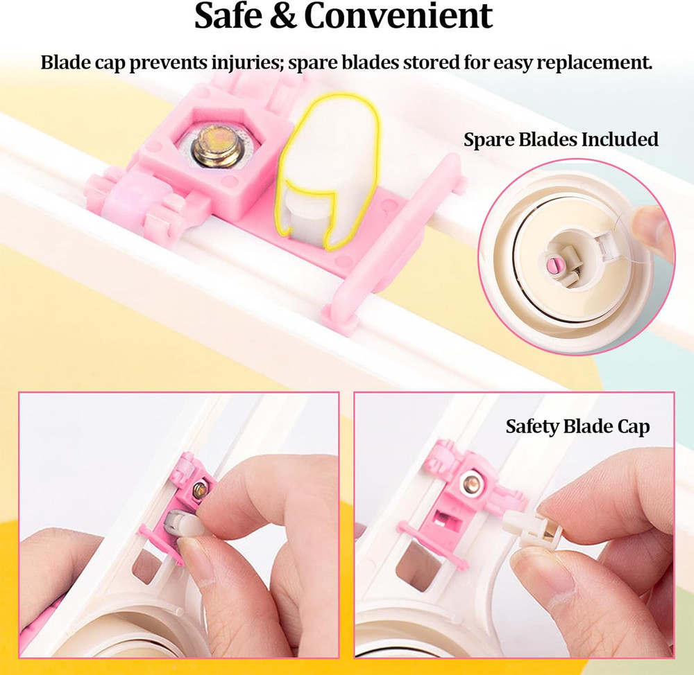 Circle Paper Cutters，Adjustable Rotary Circle Cutter，Circular Cardboard Circle C