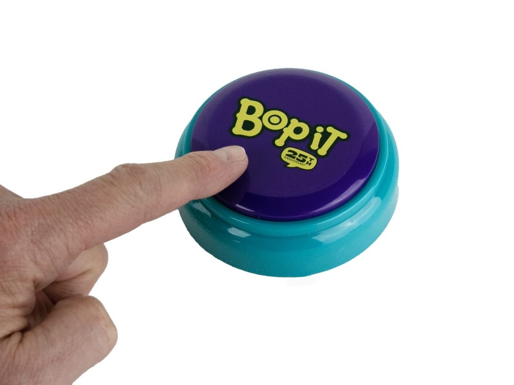 World's Smallest Bop It Button Small, Purple