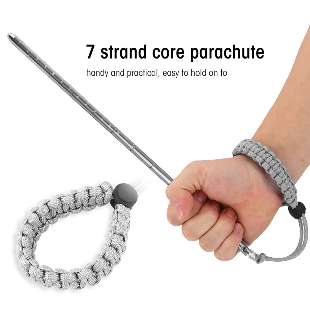 (Gray)KEEP DIVING Scuba Diving Noise Maker Stick Rod Pointer With Parachute NY