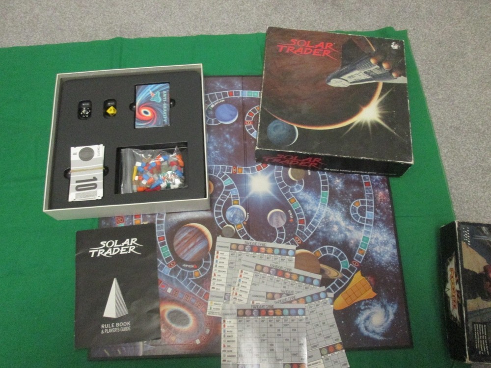 SOLAR TRADER - 1990 SOLAR GAMES - BOX SET - COMPLETE