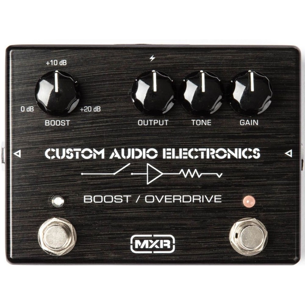 MXR MC402 Custom Audio Electronics CAE Boost Overdrive Guitar Effects Pedal