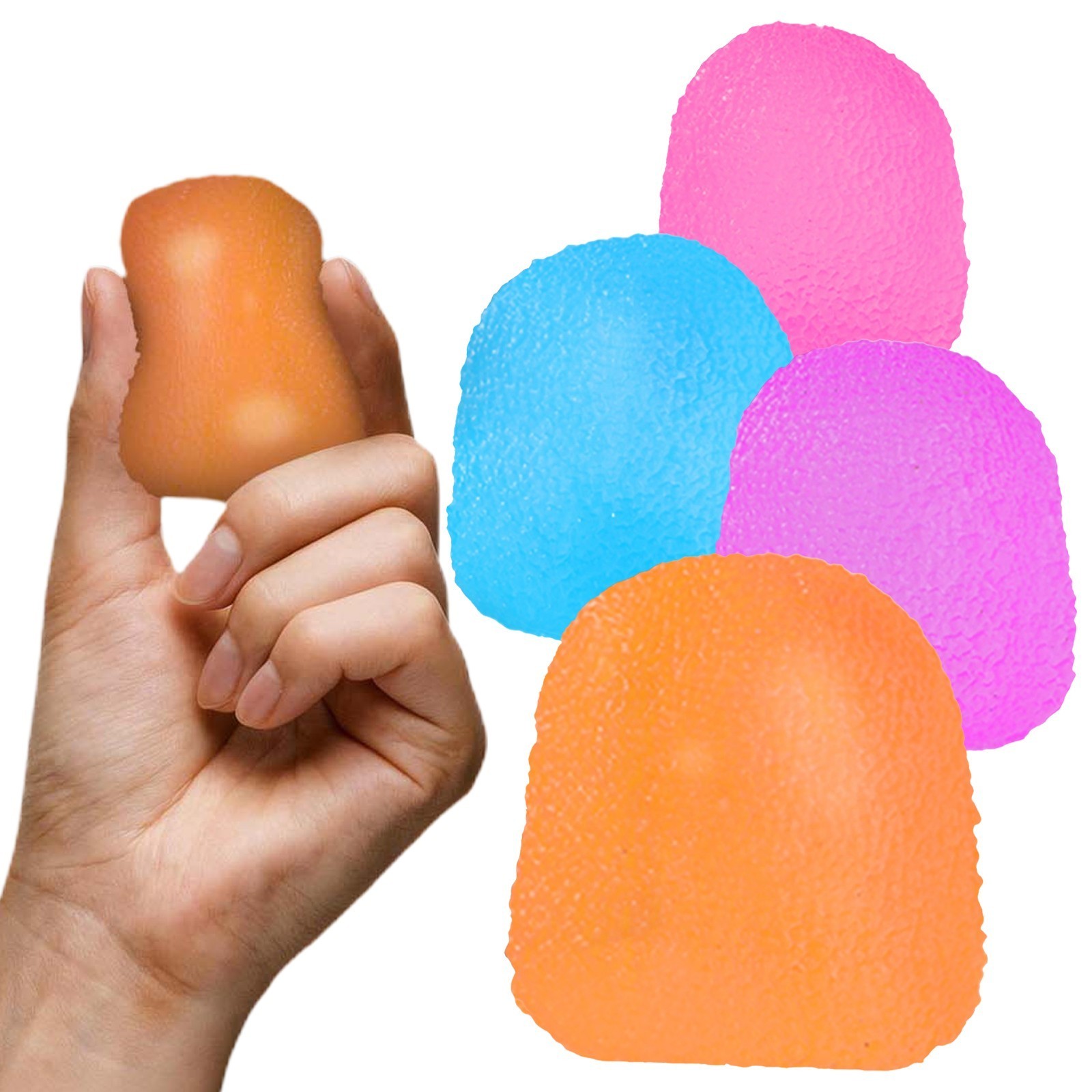 NeeDoh Gumdrop - Textured Sensory Toy with Super Solid Squish Random 1Pc