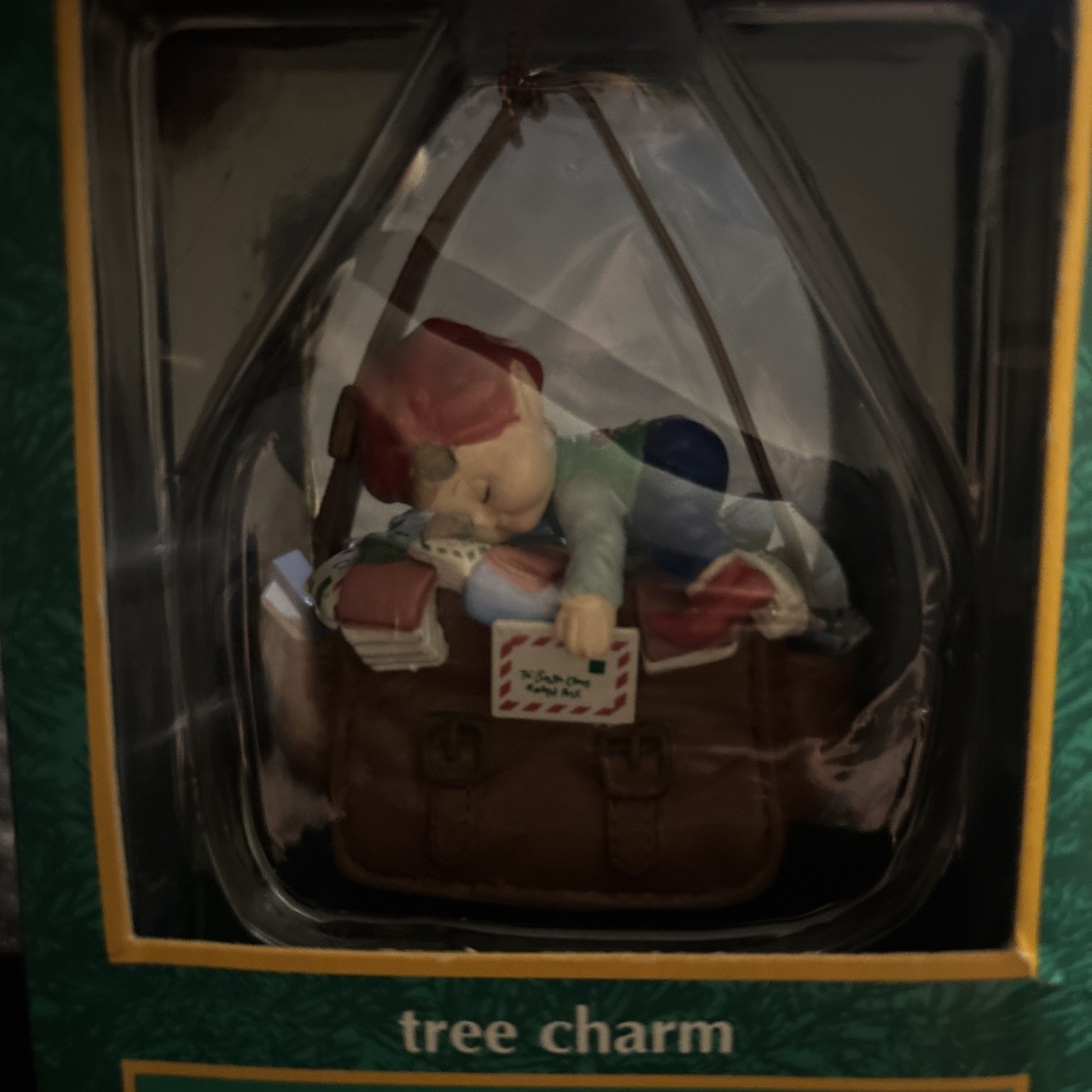 Trim A Home Tree Charm Christmas Ornaments Lot 6New In Box w/ 3pc Santa hunter