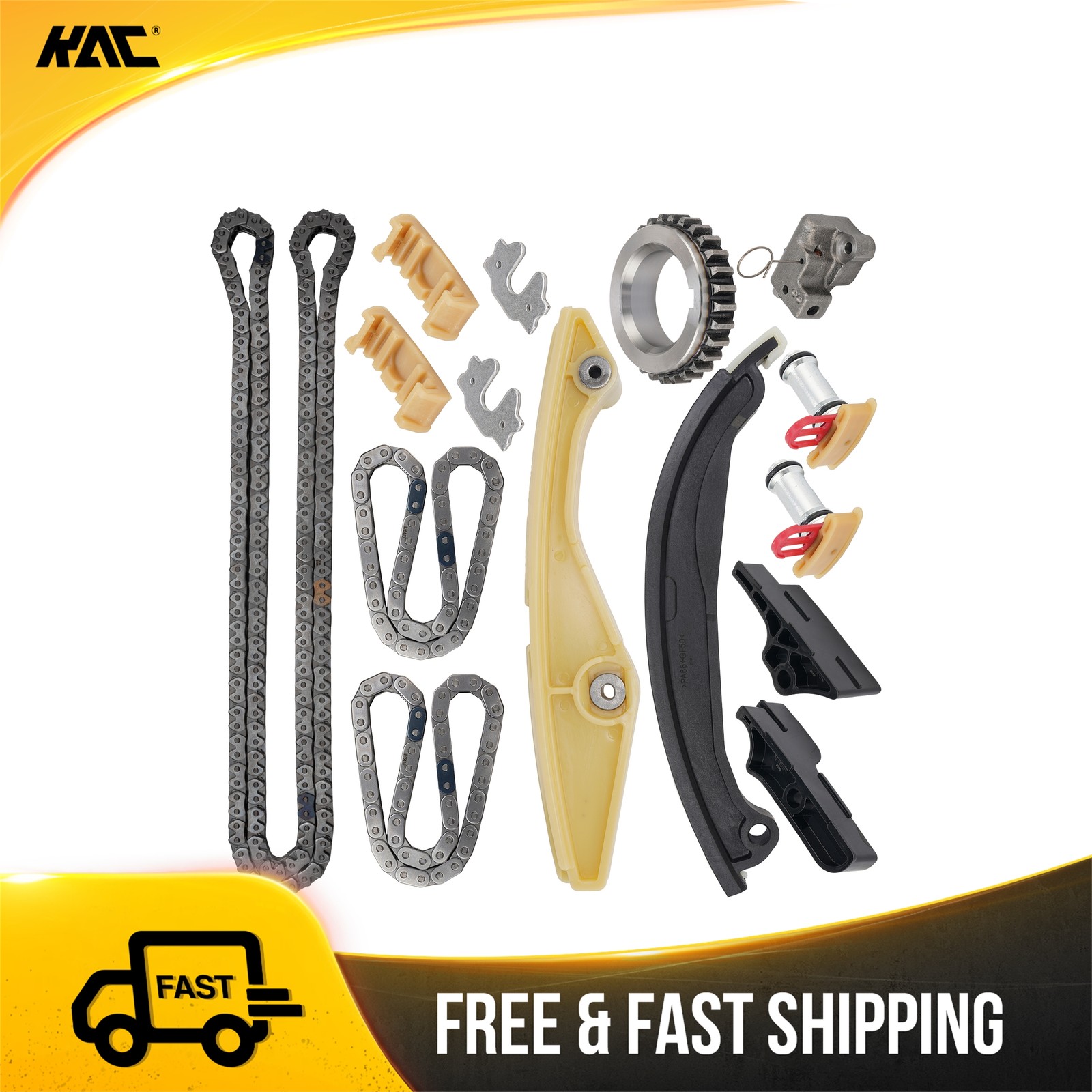 Timing Chain Kit For 13-17 Ford Explorer 3.5L 12-16 Edge 3.5L 15-16 F-150 3.5T