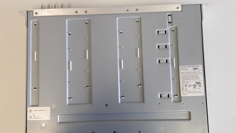 Axis 291 1U Video server rack w/ 243Q 4 input module