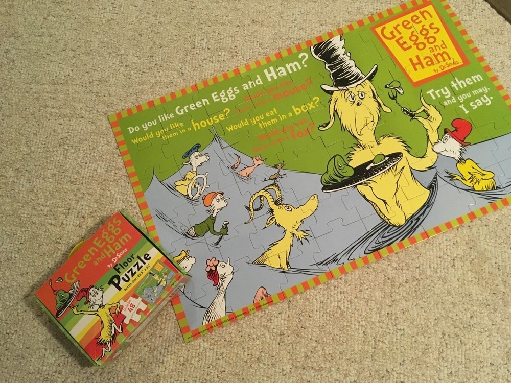 Dr Seuss Green Eggs and Ham Floor Puzzle