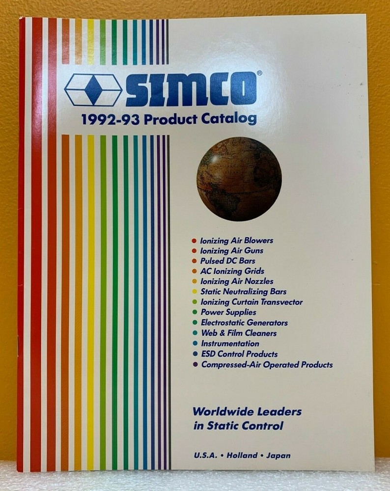 Simco Company, Inc. 1992-93 Product Catalog.