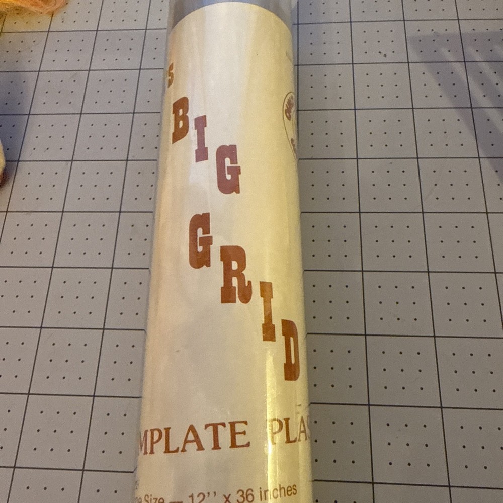 Quilter’s Big Grid Template Plastic 12” X 36” Ruler Measure