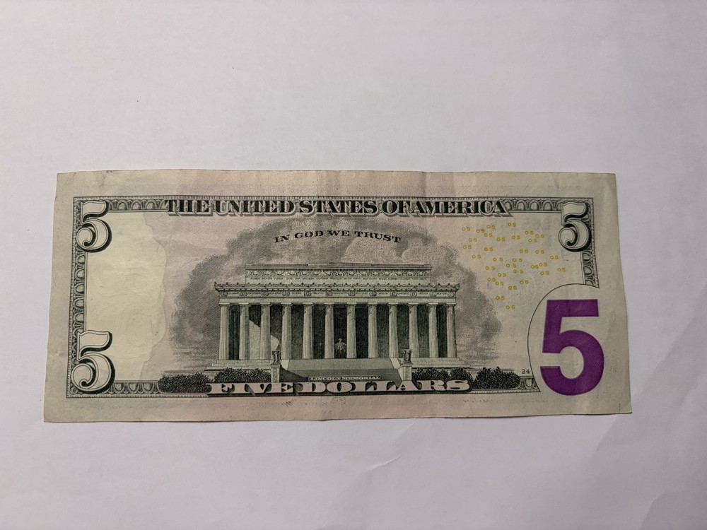 2021 $5 Dollar Bill STAR NOTE Minneapolis RARE SINGLE RUN