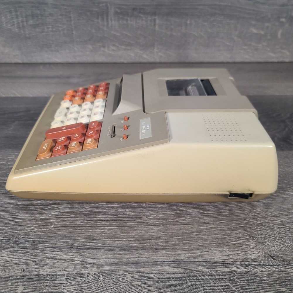 Vintage APF Mark 210 Adding Machine - Tested - For Parts - Please Read