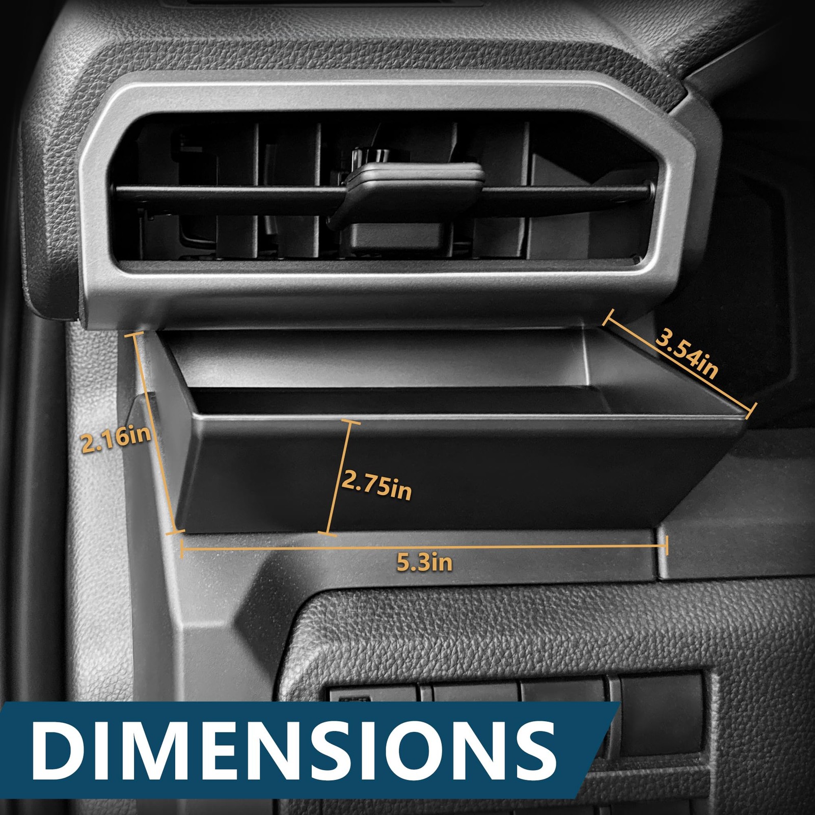 Air Vent Storage Box for Toyota Tacoma 2024 2025 2026 Accessories,Air Vent Tray
