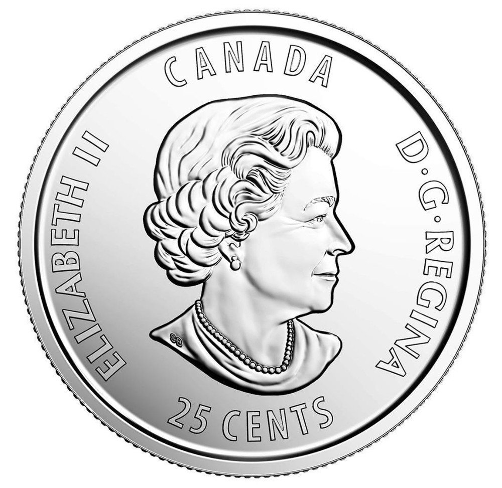 2017 Canada 25 cent coin "Stanley Cup", UNC FMR